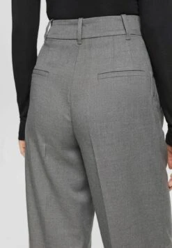 ESPRIT Mit Weitem Bein Und Hohem Bund - Broek - Anthracite -Esprit 54f5ffa11b464edb81c38f5da27f8392