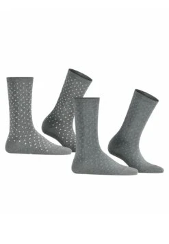 ESPRIT Fine Dot 2-Pack - Sokken - Light Greymel. -Esprit 5538f50171c3492cbe886651e17c1f83