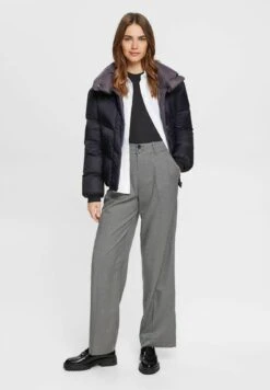 ESPRIT Mit Weitem Bein Und Hohem Bund - Broek - Anthracite -Esprit 5709b313de434f19a67b8cfd8adb28d0