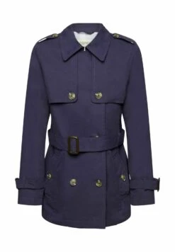 ESPRIT Kurzer Mit Gürtel - Trenchcoat - Navy -Esprit 578dd9940d7a4e61afc3b9c748760d4c