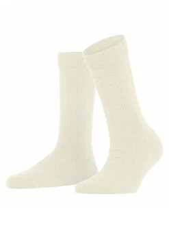 ESPRIT Cable Stich Boot - Sokken - Woolwhite