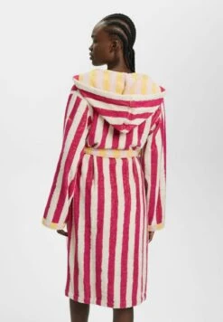 ESPRIT Gestreifter Unisex - Badjas - Cranberry 9 ESPRIT Gestreifter Unisex - Badjas - Cranberry -Esprit 58925aed8d3a4af79f77b10cce432b24