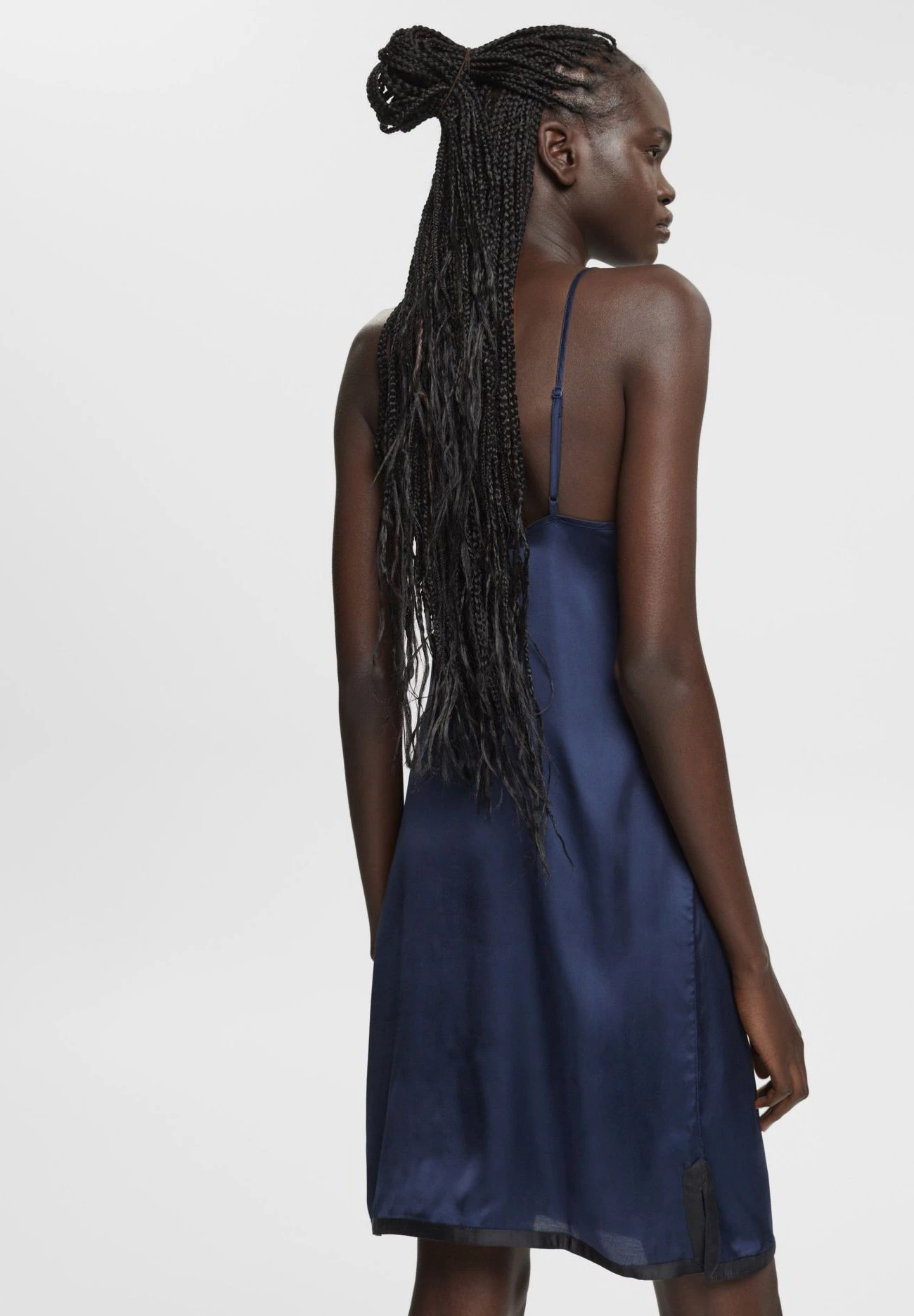 ESPRIT Chemise Solid - Nachtjapon - Ink 3 ESPRIT Chemise Solid - Nachtjapon - Ink - Afbeelding 3