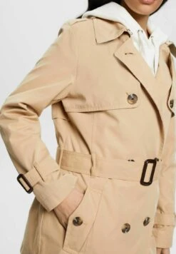ESPRIT Kurzer Mit Gürtel - Trenchcoat - Sand 11 ESPRIT Kurzer Mit Gürtel - Trenchcoat - Sand -Esprit 5da064212b4948ab9cc611b18b92642e