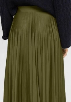 ESPRIT Mit Gürtel - A-Lijn Rok - Dark Khaki -Esprit 5ecaa6cf304d4f089aa808fb6e998e71