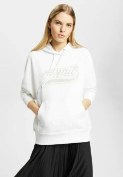 ESPRIT Mit Logoprint - Hoodie - White