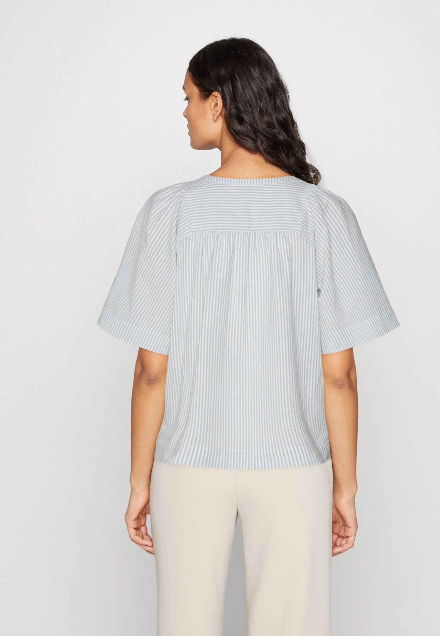 ESPRIT Blouse - T-Shirt Print - Light Blue Lavender 3 ESPRIT Blouse - T-Shirt Print - Light Blue Lavender - Afbeelding 3