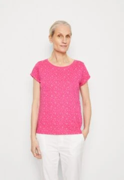 Edc By Esprit Sus Aop - T-Shirt Print - Pink Fuchsia