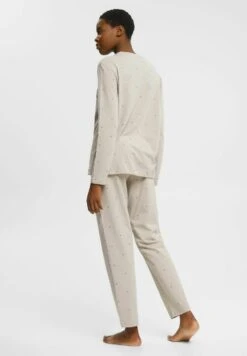 ESPRIT Set Seasonal Print Cocve Pj Allls - Pyjama - Light Taupe 11 ESPRIT Set Seasonal Print Cocve Pj Allls - Pyjama - Light Taupe -Esprit 6c0a9695dfdd4be98cef90ac65b9d123