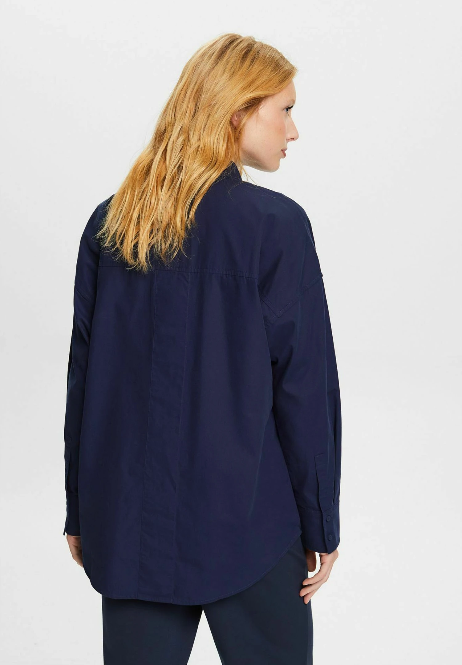 ESPRIT Compact- Blouse - Dark Blue 3 ESPRIT Compact- Blouse - Dark Blue - Afbeelding 3
