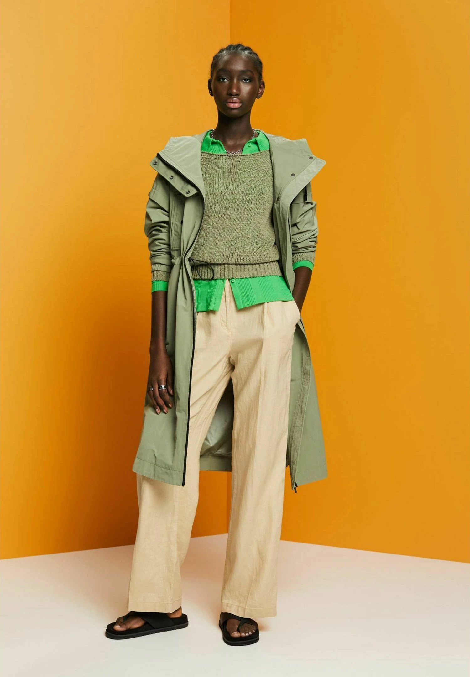 ESPRIT Lockerer- Trui - Light Khaki 3 ESPRIT Lockerer- Trui - Light Khaki - Afbeelding 3