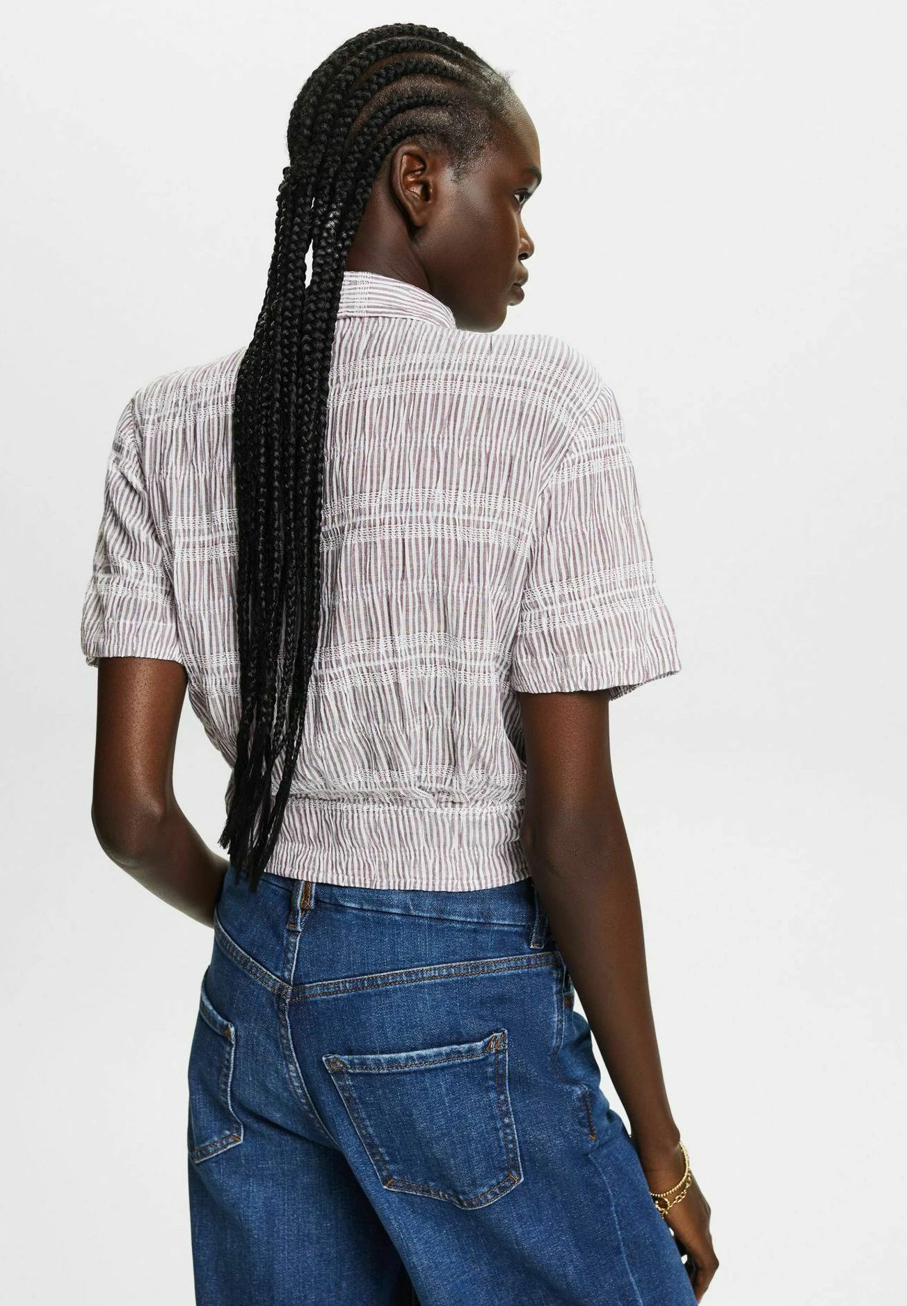 Edc By Esprit Overhemdblouse - Aubergine 3 Edc By Esprit Overhemdblouse - Aubergine - Afbeelding 3