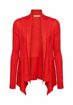 ESPRIT Mit Zipfelsaum - Vest - Red -Esprit 6f3a2dbbf78d402d8f154fb0ed800664