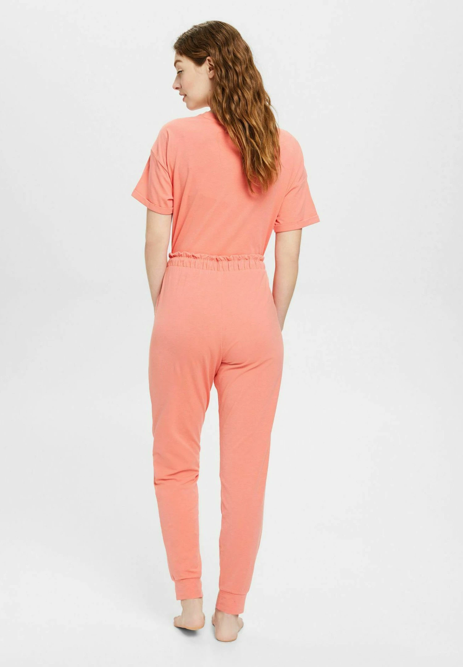 ESPRIT Cosy Melange Sus Single Long - Pyjamabroek - New Coral 3 ESPRIT Cosy Melange Sus Single Long - Pyjamabroek - New Coral - Afbeelding 3