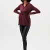 Overhemdblouse - Plum Brown