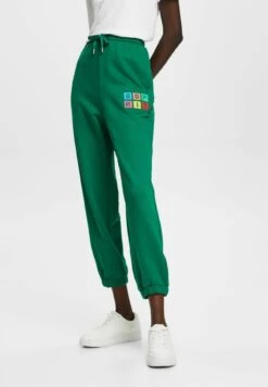 Esprit 35 ESPRIT Mit Logo Bio - Trainingsbroek - Dark Green