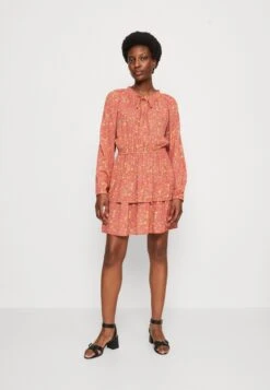 Edc By Esprit Cve Mini- Jurk - Coral Orange