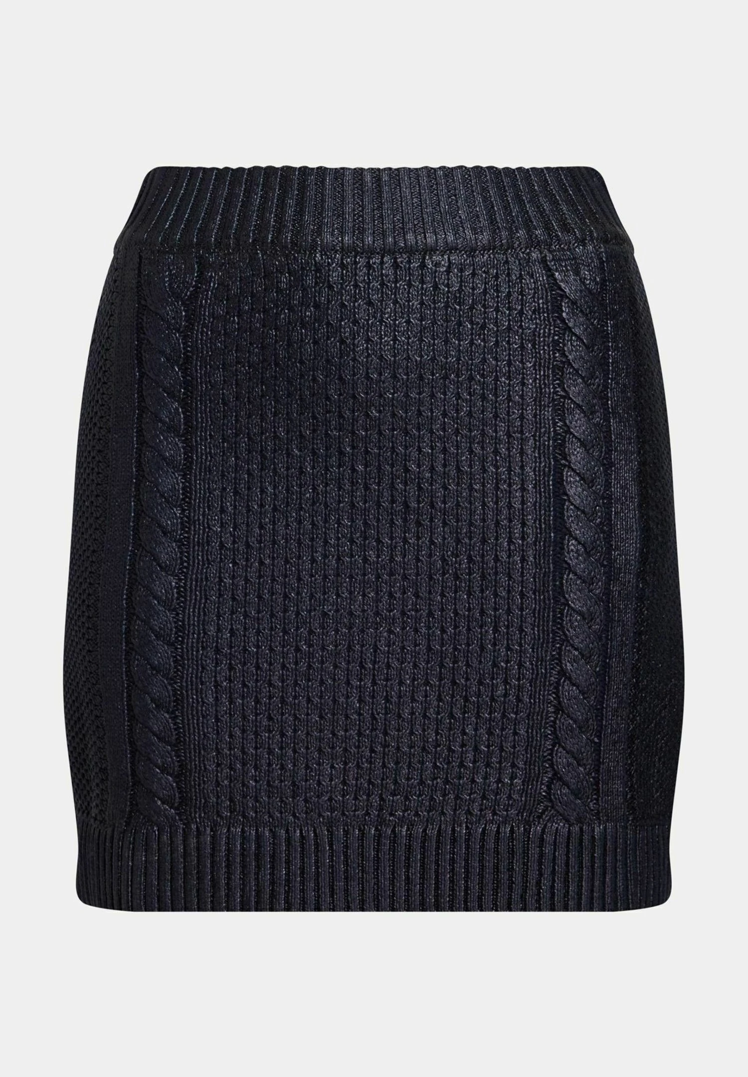 ESPRIT Mit Zopfmuster Im Metallic-Look - A-Lijn Rok - Navy 6 ESPRIT Mit Zopfmuster Im Metallic-Look - A-Lijn Rok - Navy - Afbeelding 6