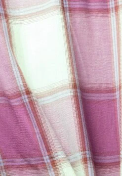 Edc By Esprit Henley With Checks - Blouse - Lilac -Esprit 781c58f841b340a2810fd8d1b2f52bdd