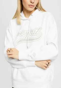 ESPRIT Mit Logoprint - Hoodie - White -Esprit 7b7bbc9b52514dd6ab9ff83780204388