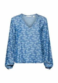 Edc By Esprit Blouse - Blue Medium Washed New -Esprit 7bece2004e4a43aa988280055f46d18a