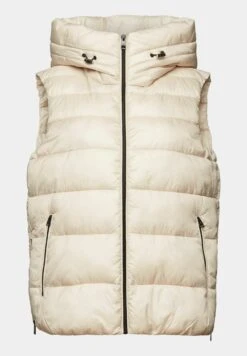 ESPRIT Ultra Light Vest - Bodywarmer - Cream Beige -Esprit 7cb4aeea62524fbf824767a3a3b7f3f0