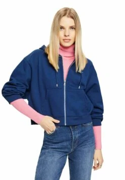 ESPRIT Cropped Mit Reissverschluss Und Logoprint Hinten - Sweater Met Rits - Ink -Esprit 7d3ae0cfbb50416e8b6ebc9d2a607198