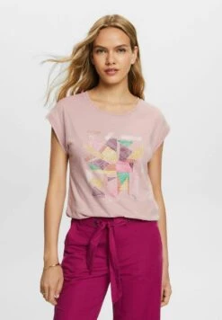 ESPRIT T-Shirt Print - Old Pink