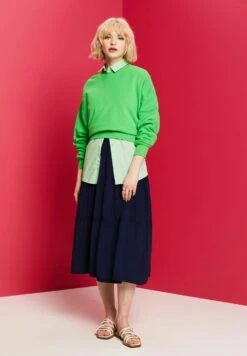 ESPRIT Midi - A-Lijn Rok - Navy -Esprit 80d40adcd66247ca99b4ad7cfcd29787