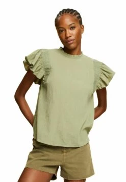 Edc By Esprit Blouse - Light Khaki