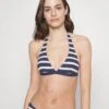 ESPRIT Brela Beach_Par Padded Halterneck Stripe - Bikinitop - Navy 3