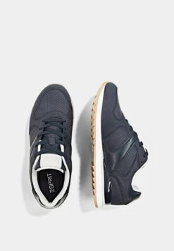 ESPRIT Material-Mix-Sneaker In - Sneakers Laag - Navy -Esprit 84890c42f1594531b24b276f5b427d87