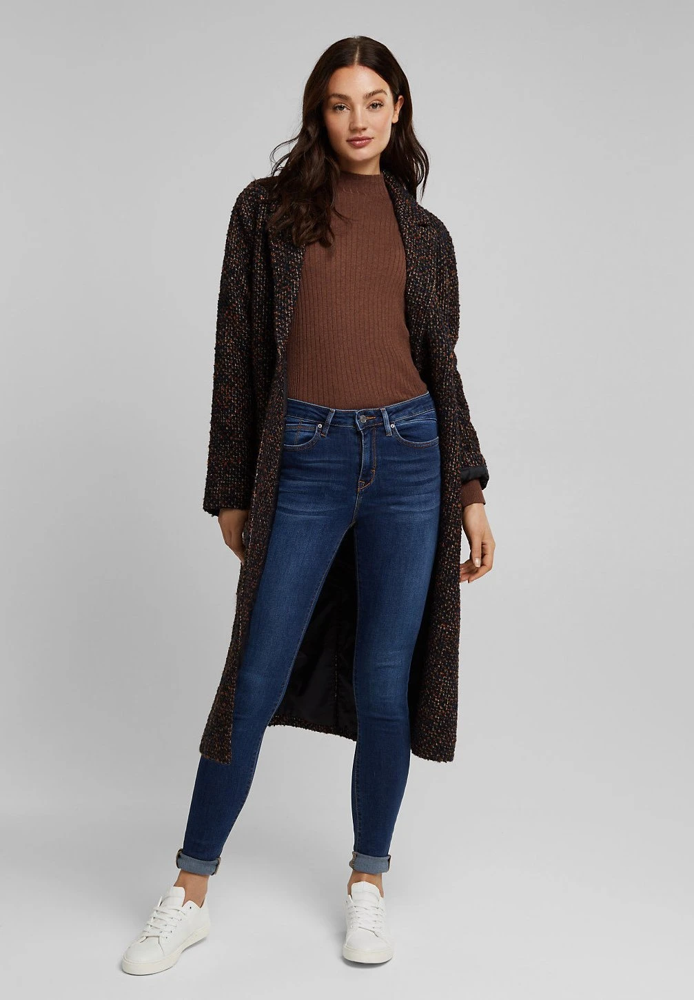 ESPRIT Medium Rise - Jeans Skinny Fit - Blue Medium Washed 2 ESPRIT Medium Rise - Jeans Skinny Fit - Blue Medium Washed - Afbeelding 2