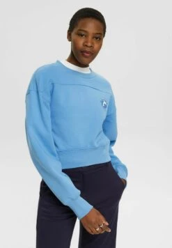 ESPRIT Cropped - Sweater - Light Blue Lavender