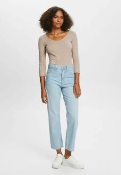 ESPRIT Im Pointelle Design - Longsleeve - Light Taupe -Esprit 85a11b708fae472bb0756566afa81ff8