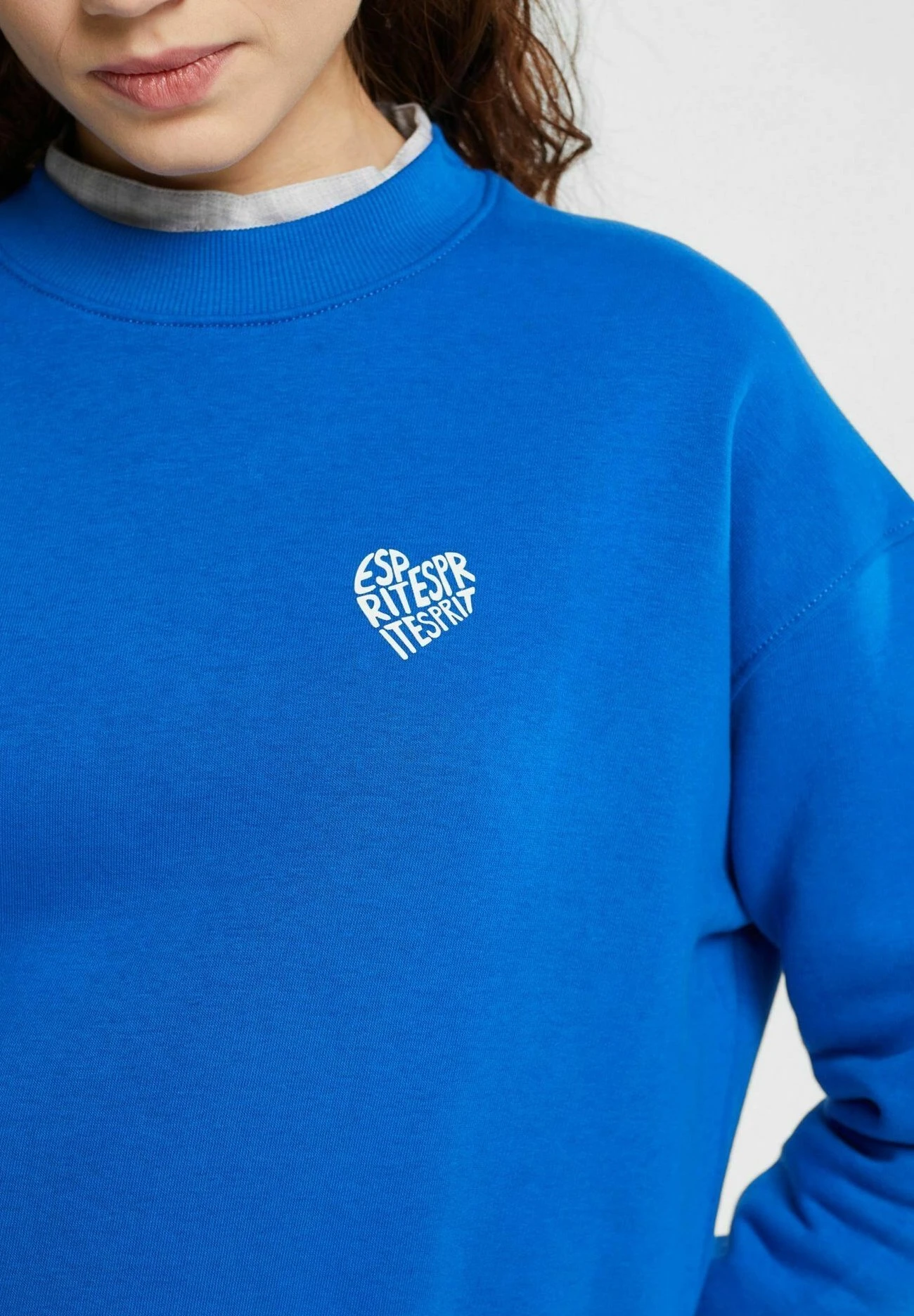 ESPRIT Mit-Logo - Sweater - Blue 4 ESPRIT Mit-Logo - Sweater - Blue - Afbeelding 4