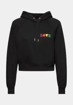 ESPRIT Mit Geometrischem Love-Print - Hoodie - Black -Esprit 85bf4331a31c463994fadb739f883e90