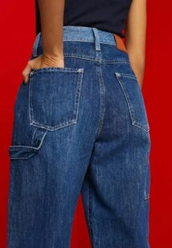 ESPRIT Straight Leg Jeans - Blue Dark Washed -Esprit 863a85aeee0843f782239c5f831b21cc