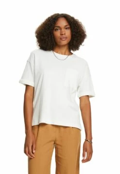 ESPRIT T-Shirt Basic - Off White -Esprit 87281dd64301428bb1a38fdf7ff7a033