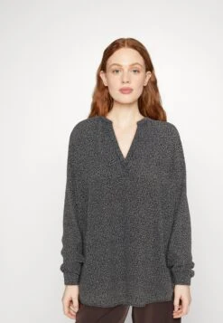 ESPRIT Henley Blouse - Blouse - Black