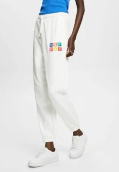 Esprit 7 ESPRIT Mit Logo Bio - Trainingsbroek - Off White