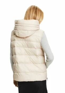 ESPRIT Ultra Light Vest - Bodywarmer - Cream Beige -Esprit 896a5ac1402f458393eff562293c8f5c