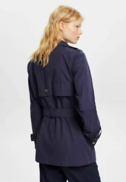 ESPRIT Kurzer Mit Gürtel - Trenchcoat - Navy -Esprit 89b15f699dec451cbb941451f45d2deb