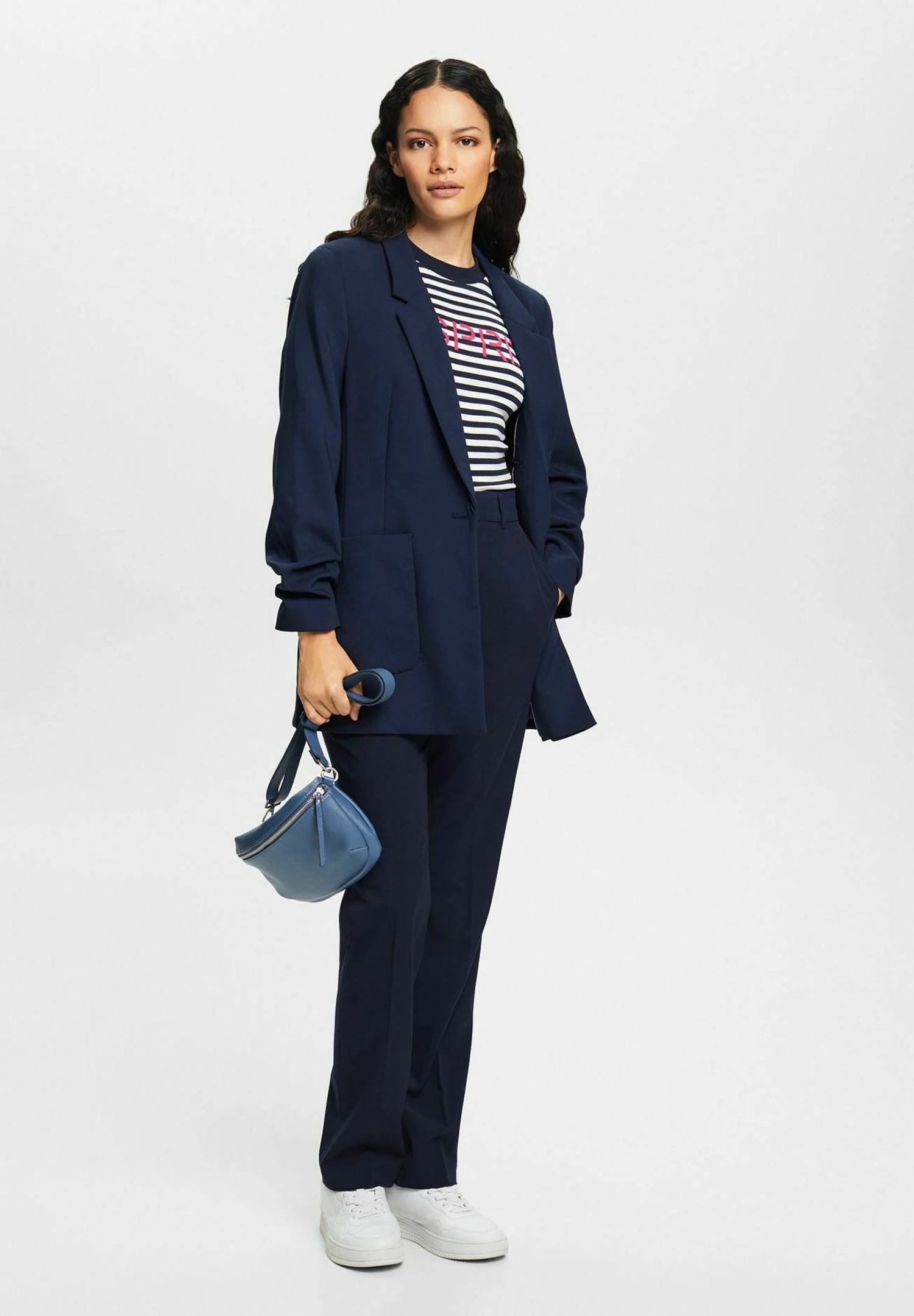 ESPRIT Halflange Jas - Navy 5 ESPRIT Halflange Jas - Navy - Afbeelding 5