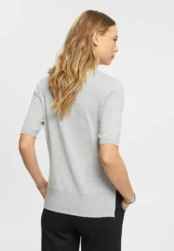 ESPRIT Kurzarm - T-Shirt Basic - Light Grey New -Esprit 8a76ce09518f4e88a47a21fa25943e11