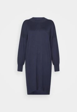 ESPRIT Mockneck Dress - Gebreide Jurk - Navy