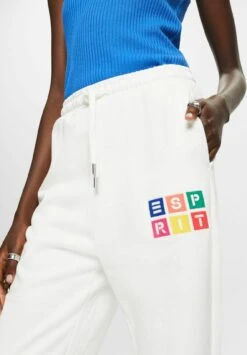ESPRIT Mit Logo Bio - Trainingsbroek - Off White -Esprit 926990842b944dc998ebcef2a21adbf4