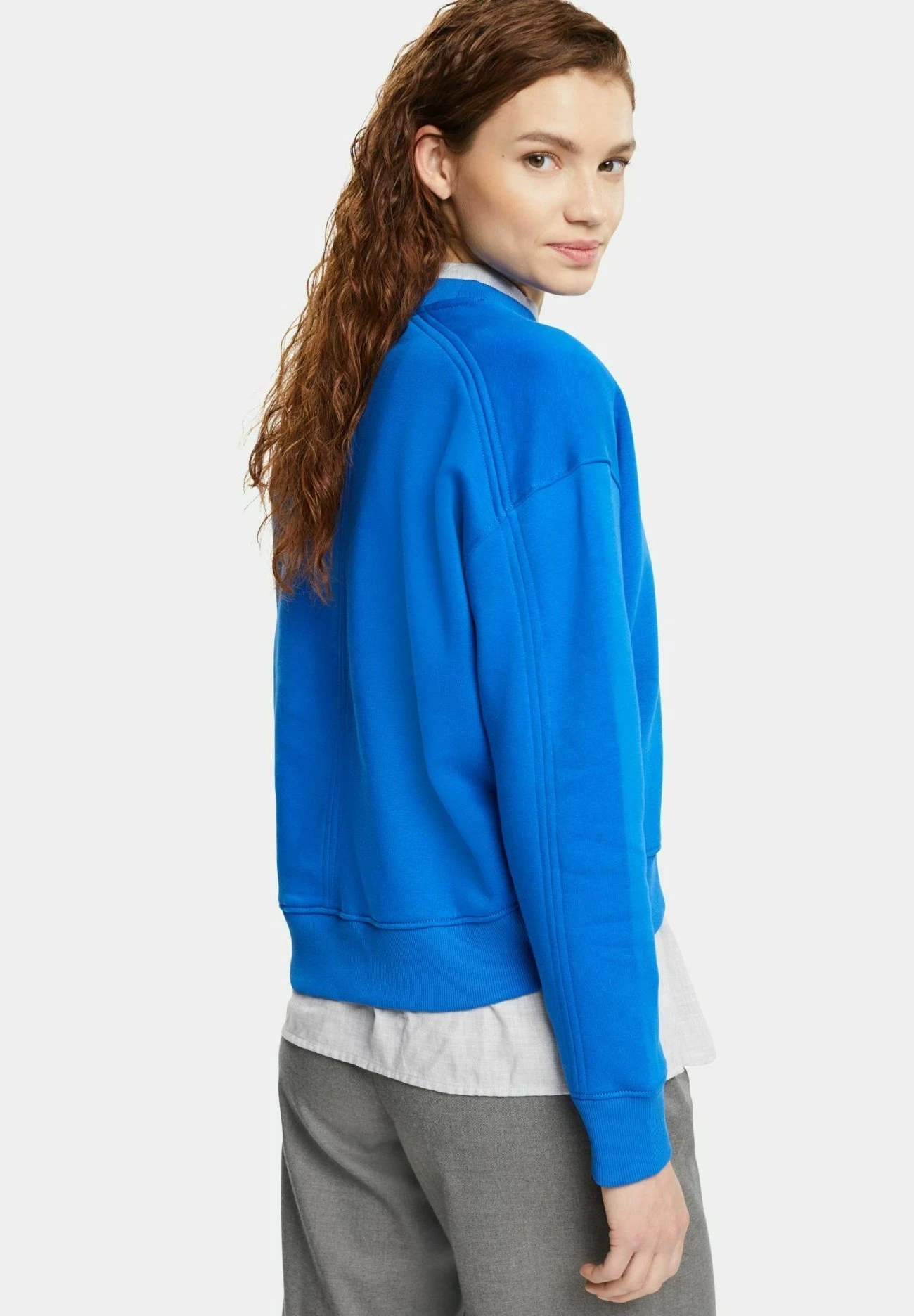 ESPRIT Mit-Logo - Sweater - Blue 3 ESPRIT Mit-Logo - Sweater - Blue - Afbeelding 3