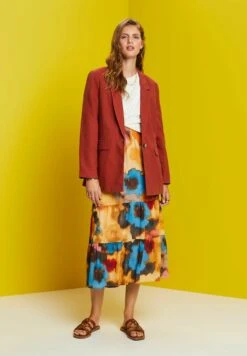 ESPRIT Halflange Jas - Terracotta New 12 ESPRIT Halflange Jas - Terracotta New -Esprit 93ca28448f3741e49c83f825b64727a8