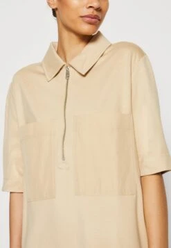 ESPRIT Zip Dress - Jerseyjurk - Sand -Esprit 941ff7067ebf4ccdb099867769d2b28a